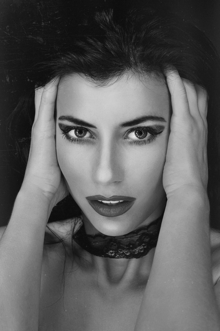 Intimate boudoir setting