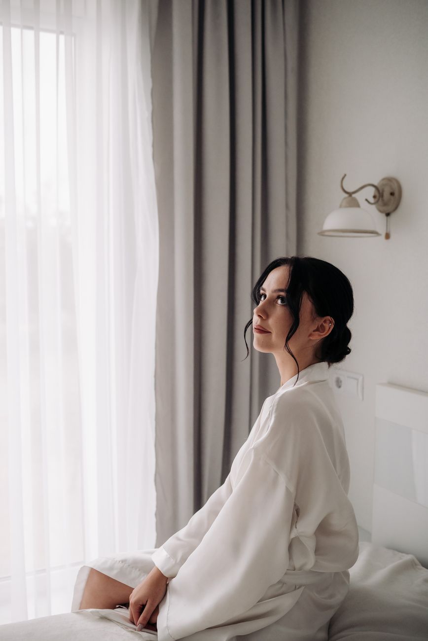 Intimate boudoir setting