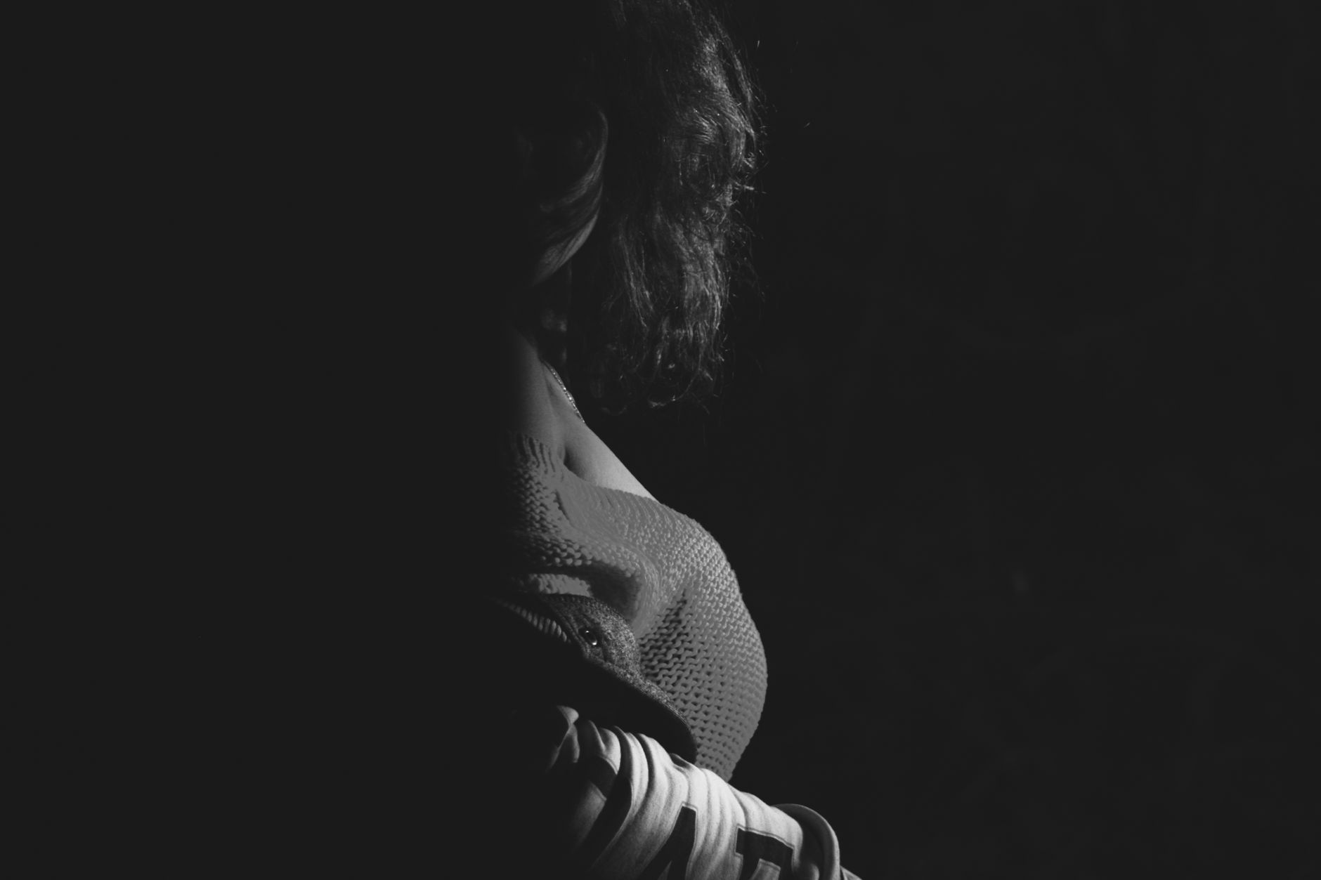 Intimate boudoir setting