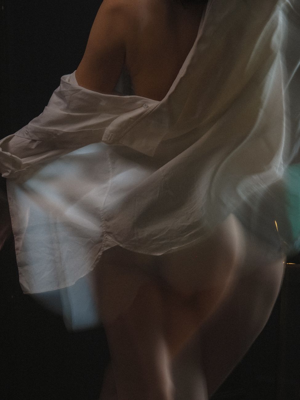 Intimate boudoir setting